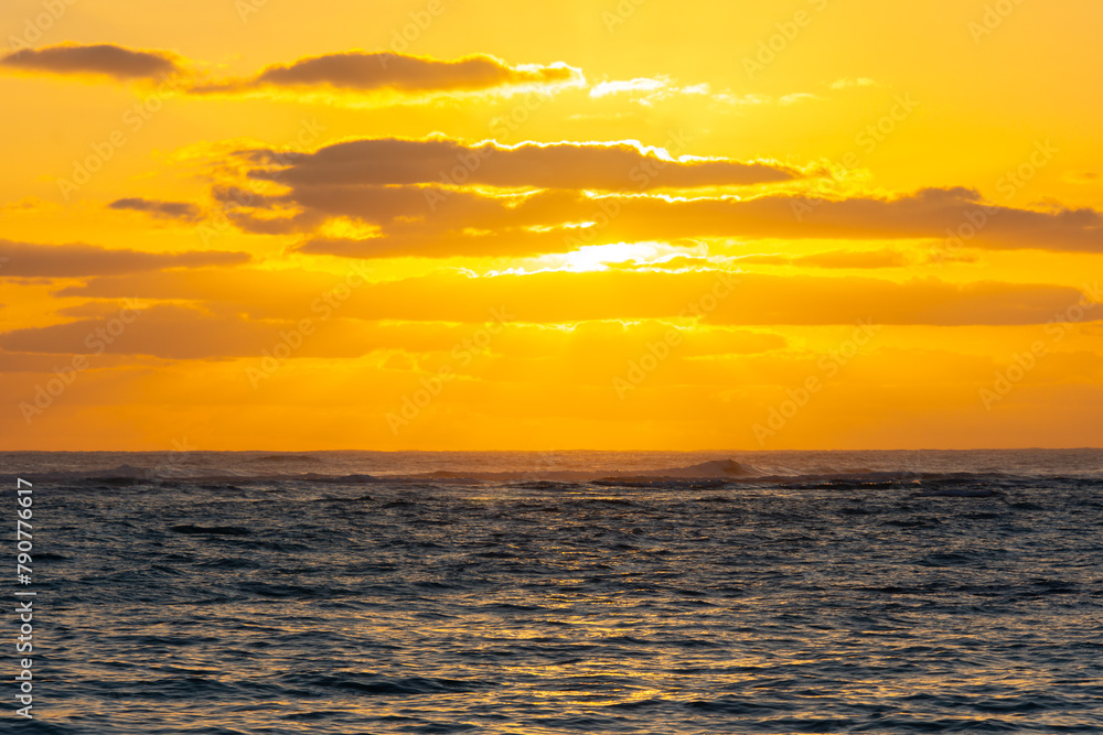 Superb sunrise on a pretty beach in Punta Cana in the Dominican Republic Superb sunrise on a pretty beach in Punta Cana in the Dominican Republic