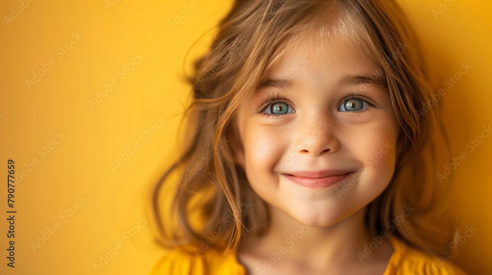 Portrait of a young school child Portrait of a young school child