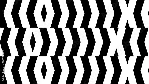 Abstract background black and white design concept line. Seamless textile fabrics design illustration background.