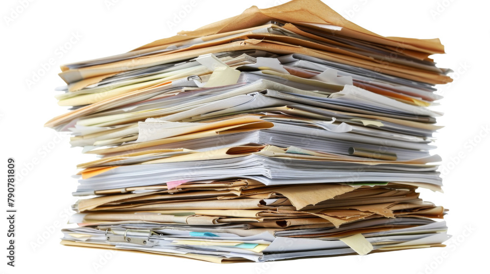 Stack of business documents papers Stack of business documents papers