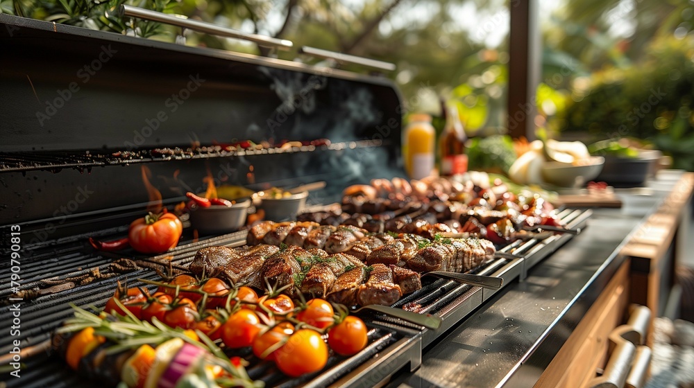 Luxury BBQ Experience: Master Chefs at Work, generative ai