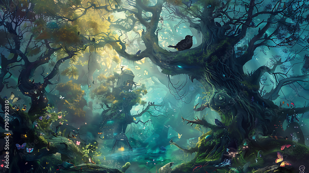 Mysterious art wallpaper, the beauty combined with the wonder that is beautiful and interesting to explore Mysterious art wallpaper, the beauty combined with the wonder that is beautiful and interesting to explore