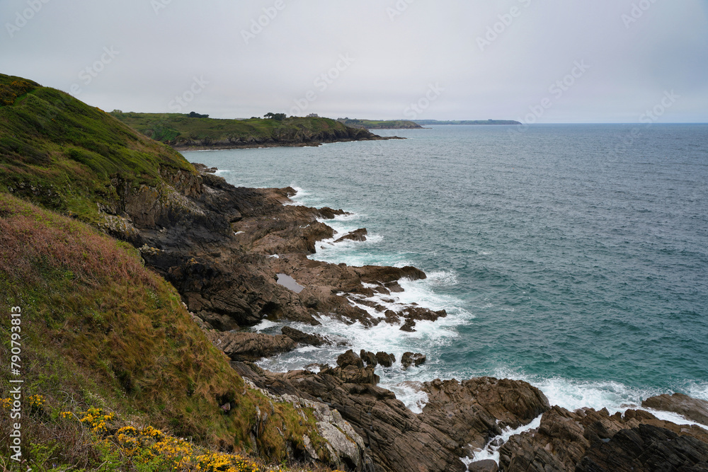 The coast of Brittany near Cancale.