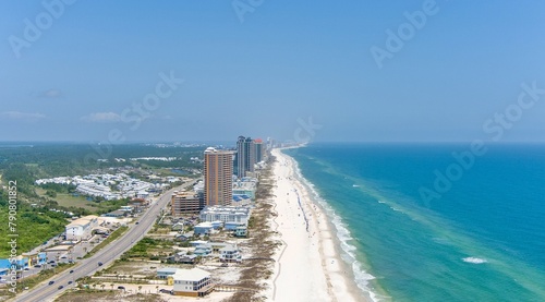 Aerial view of Gulf Shores, Alabama