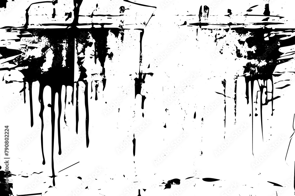black ink dripping on grunge textured black and white background black ink dripping on grunge textured black and white background