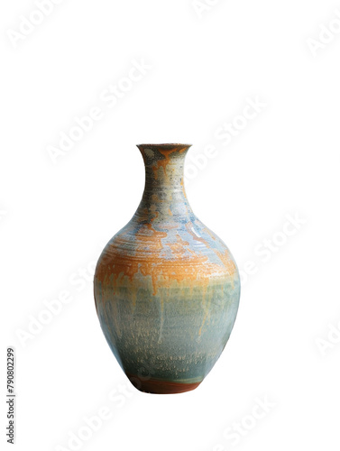 Handcrafted Ceramic Vase Isolated
