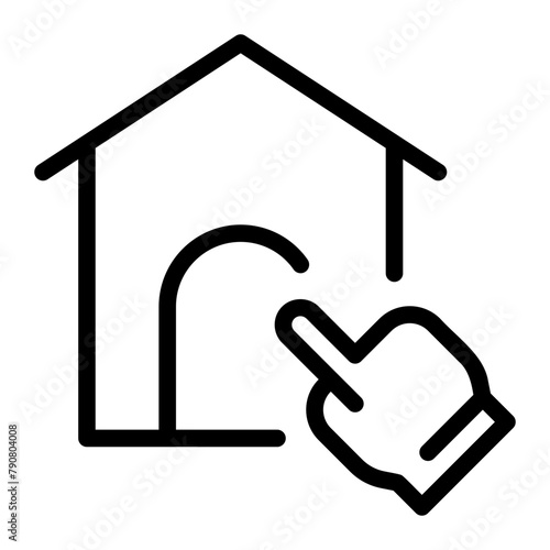 select house line icon