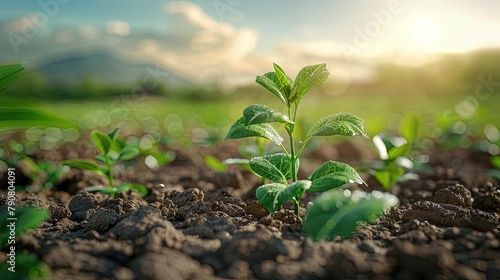Nanotechnology in Farming: Enhancing Crop Productivity Smart Farming: Nanoparticle Innovations in Agriculture photo