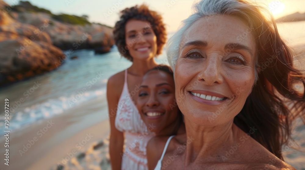 Sunset Smiles Across Ages Sunset Smiles Across Ages