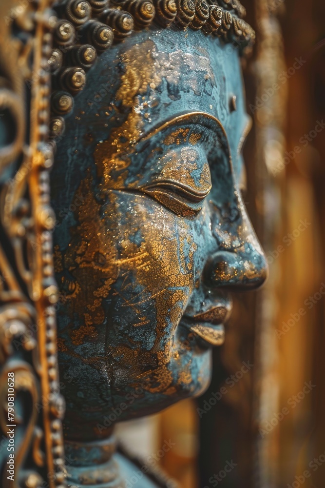 Close Up of Buddha Statue