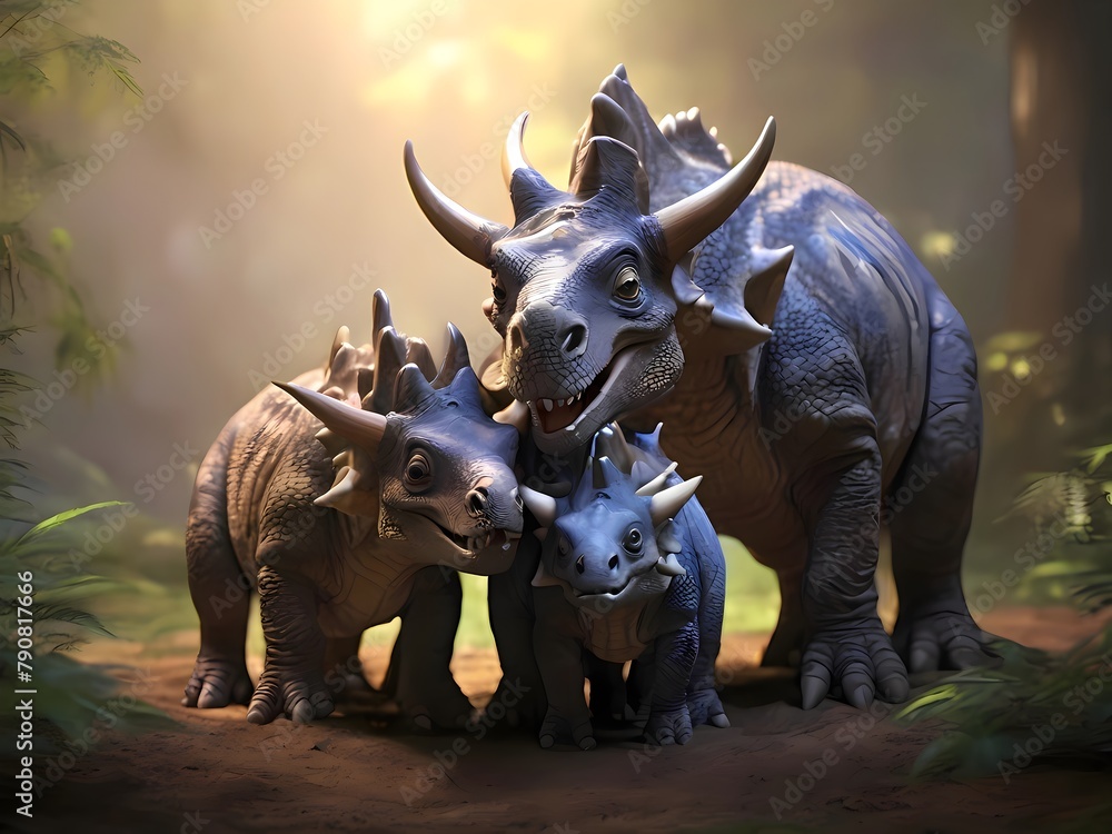 Fototapeta premium rhino in the wild
