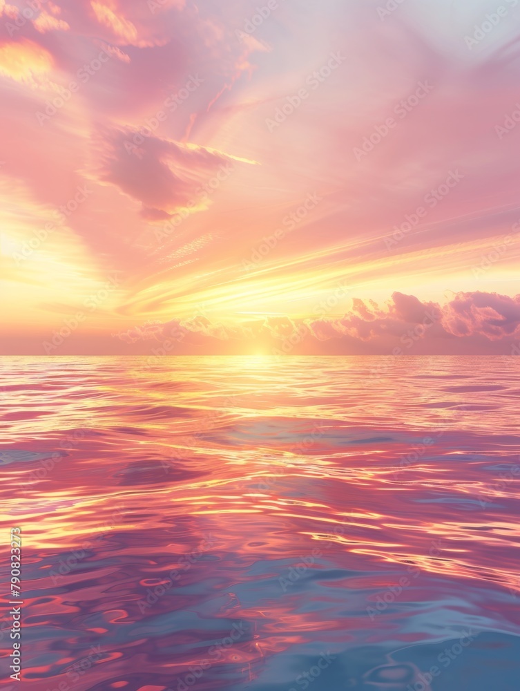 Radiant Golden Yellow and Coral Pink Streaks Artwork - Abstract Vivid Colors Painting Radiant Golden Yellow and Coral Pink Streaks Artwork - Abstract Vivid Colors Painting