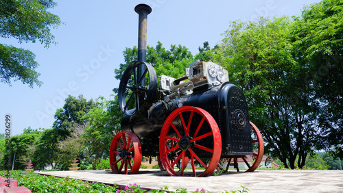 A Recreation Park, A Locomotive Park In The City Of Muntok, West Bangka, Indonesia photo