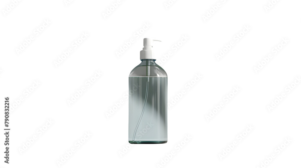 Mist Bottle Mockup : Isolated on White, Transparent Background, PNG File, Hand Edited Generative AI