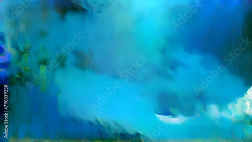 blue color background abstract AI Generative © hOw_J