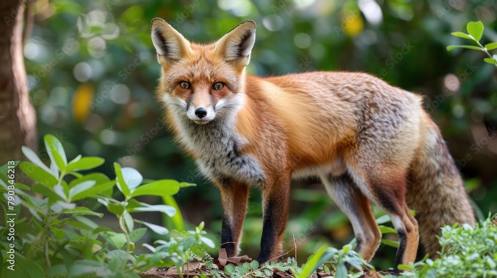 Fototapeta premium Fox in natural habitat