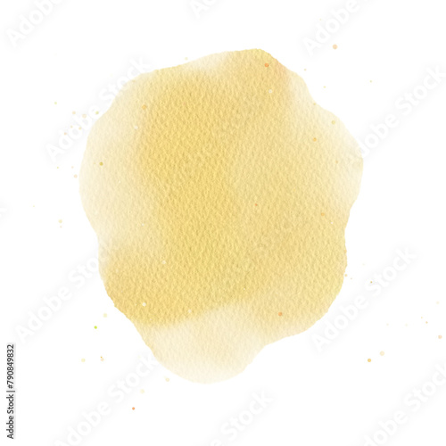 Abstract soft yellow watercolor background