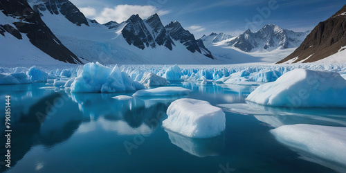 perito moreno glacier country photo