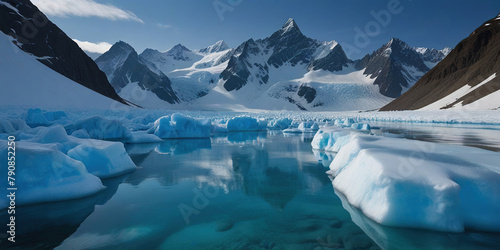perito moreno glacier arid region country photo