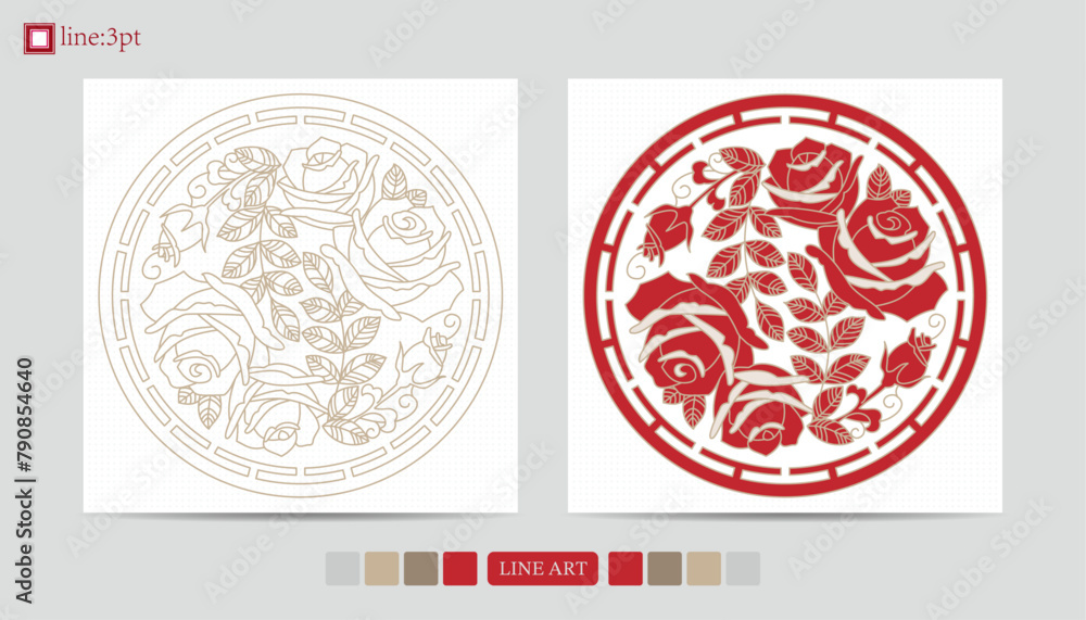 Luxury festive Chinese oriental traditional culture premium classical decoration red gold line art design vector illustration. Covers, greeting cards, logos, packaging, posters, backgrounds Luxury festive Chinese oriental traditional culture premium classical decoration red gold line art design vector illustration. Covers, greeting cards, logos, packaging, posters, backgrounds
