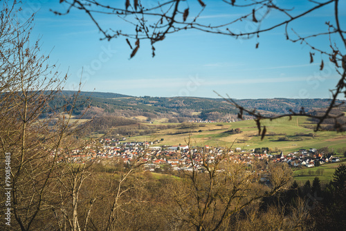 Blick auf Floh-Seligenthal und den Thüringer Wald photo