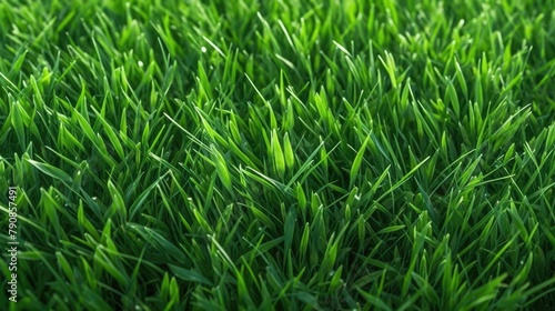 Green grass background. AI generated.