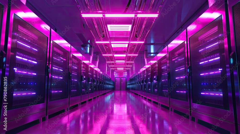 Cryptocurrency mining farm with advanced cooling systems Cryptocurrency mining farm with advanced cooling systems