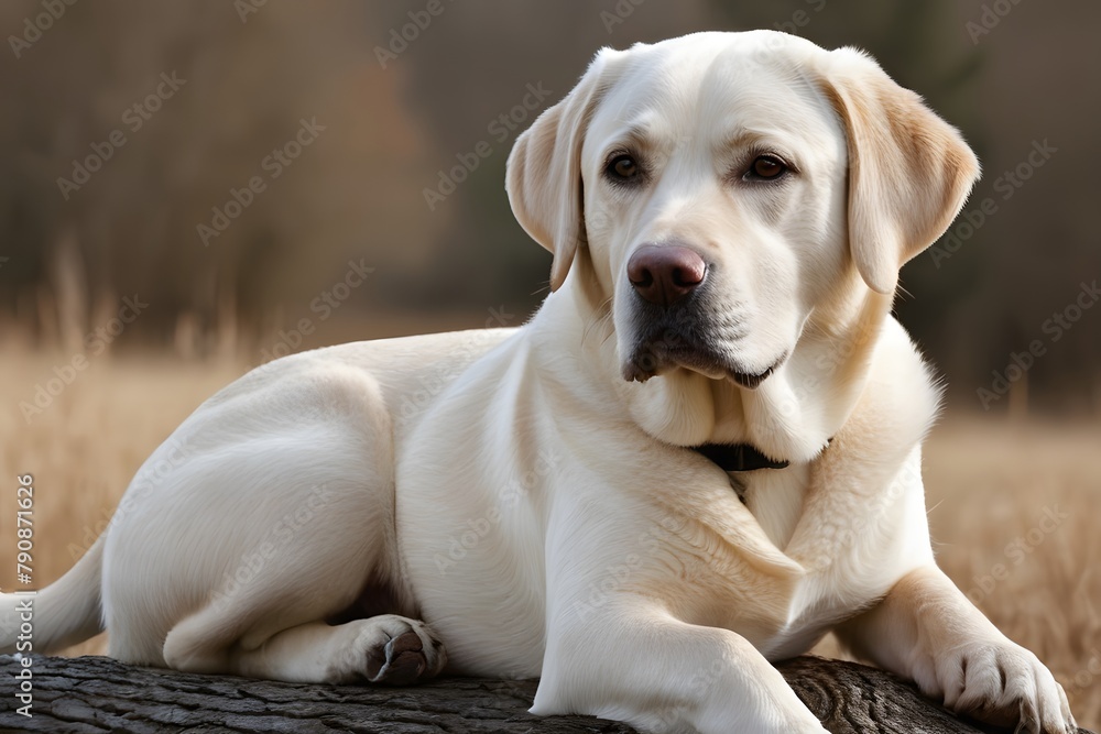 Labrador retriever dog