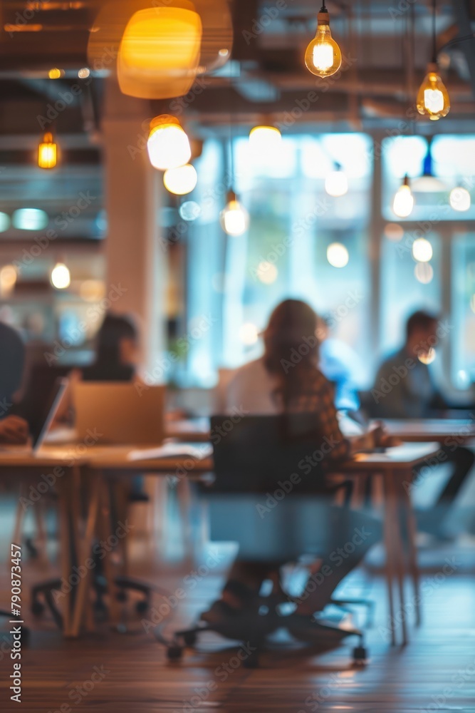 Fototapeta premium Blurred office background. Suitable for presentations