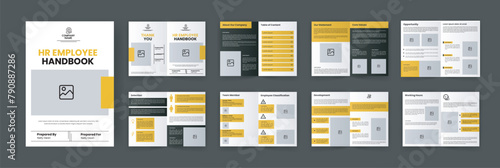 HR Handbook for Employee Rules. Welcome Company Handbook Brochure of Introduction About Company.