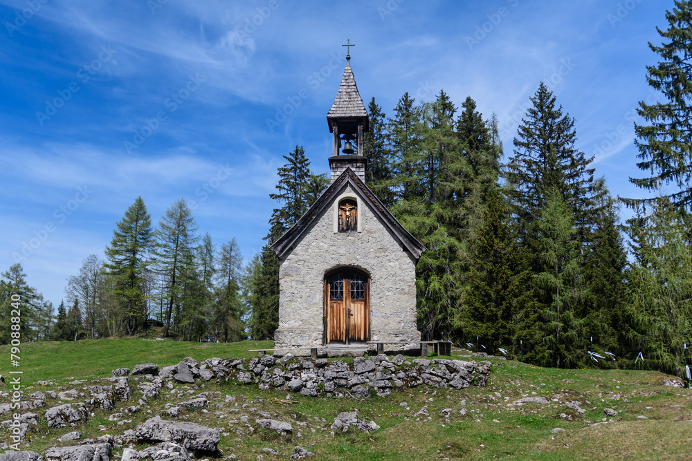St. Anna Kapelle, Reit im Winkl im Frühjahr