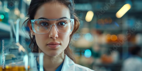 Scientist working in laboratory