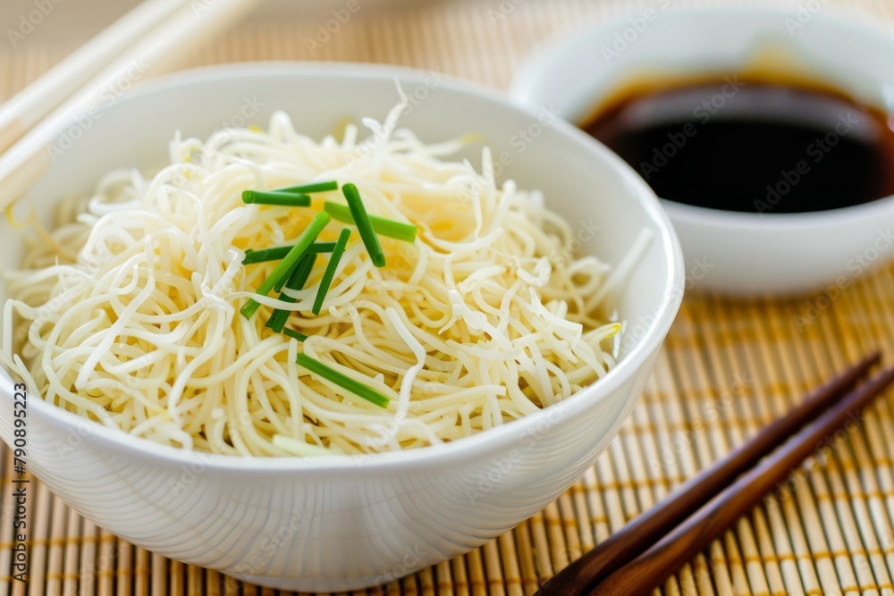 noodles with soy sauce and vegetables noodles with soy sauce and vegetables