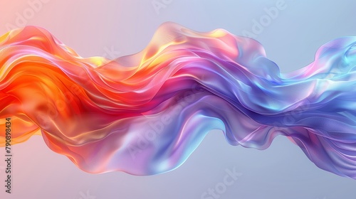 Colorful, flowing waves of beautiful colors abstract background