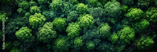 Drone Footage of Lush Green Forest  Carbon Capture for Environmental Sustainability