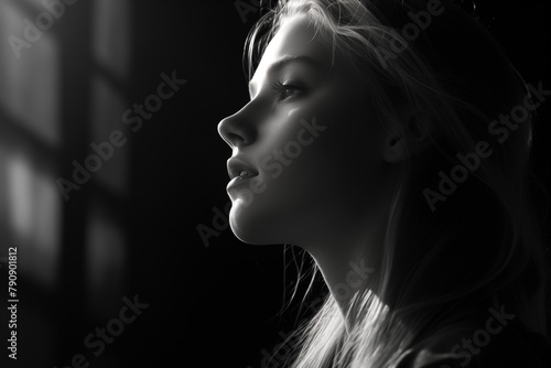 Silhouette in Monochrome: Exploring Light and Shadow in Human Photography