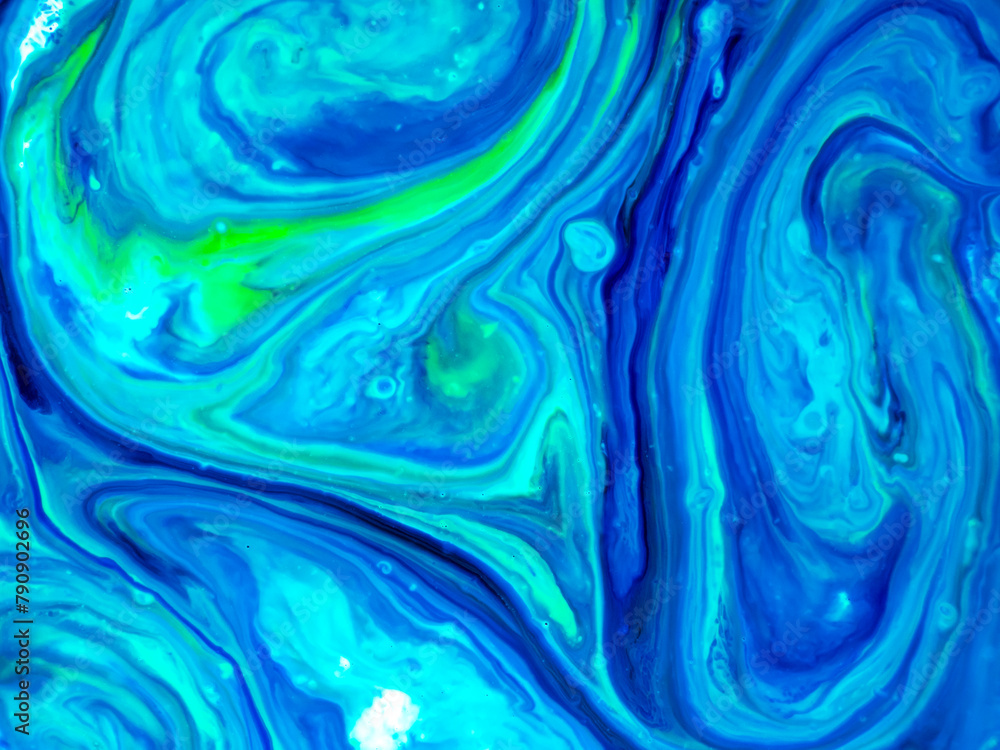 Abstract paint background. Beautiful abstraction of liquid paints