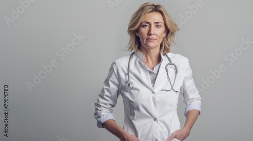 Portrait of a Confident Female Doctor photo