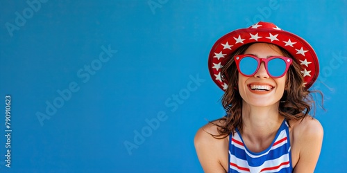 Young Woman Dressed on a Re...