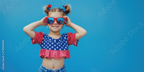 Cute Girl Wearing Sunglasse...