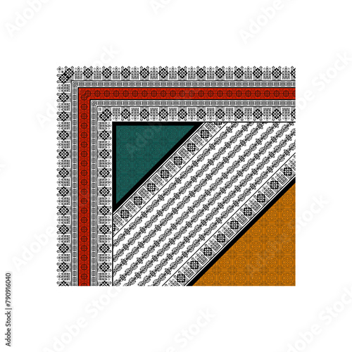 bedsheet design digital art use hand work and digital printing