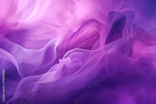 Ethereal Flowing Purple Abstract Background