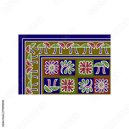 bedsheet design digital art use hand work and digital printing