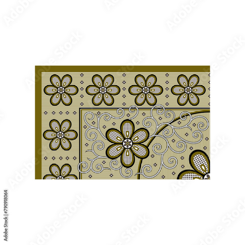 bedsheet design digital art use hand work and digital printing