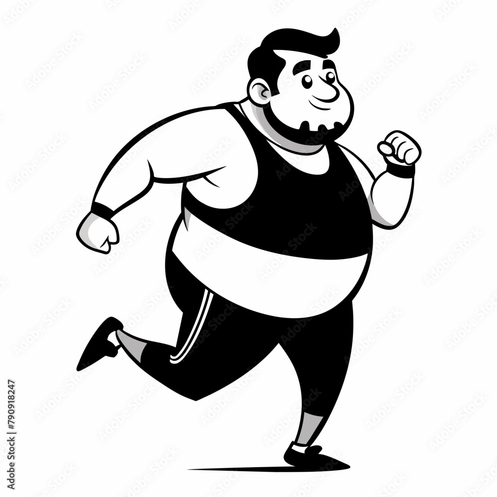 illustration of a person with a bag illustration of a person with a bag
