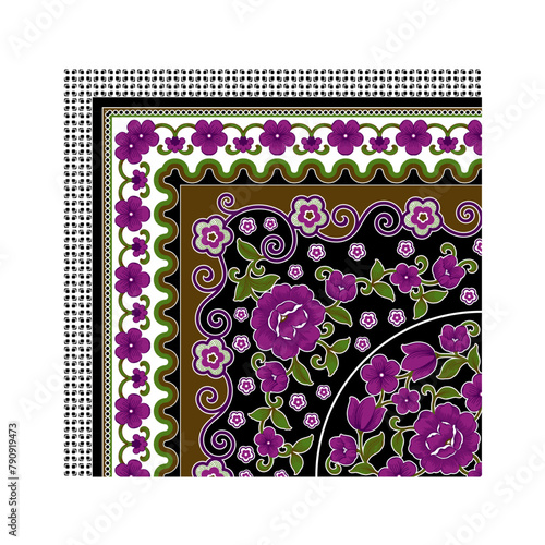 bedsheet design digital art use hand work and digital printing