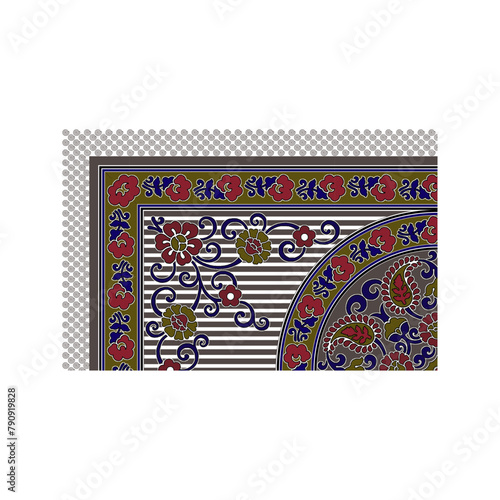 bedsheet design digital art use hand work and digital printing