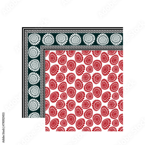 bedsheet design digital art use hand work and digital printing