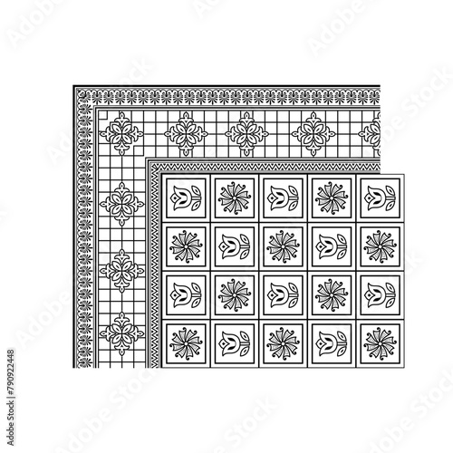 bedsheet design digital art use hand work and digital printing