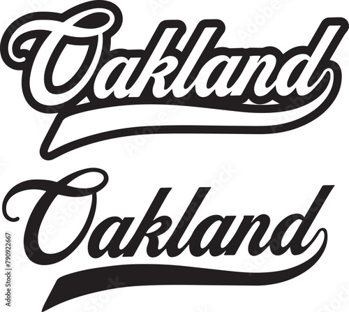 Oakland California Word
